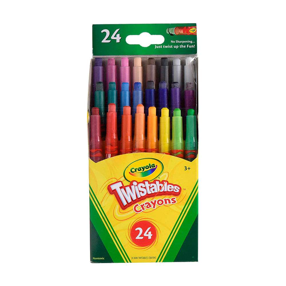 CRAYONES EN ESTUCHE 1X24 MINI TWISTAB