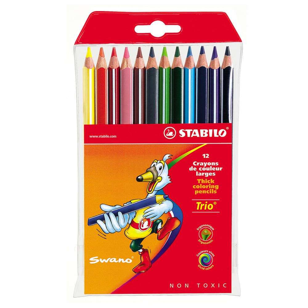 LAPIZ D/COLOR EN ESTUCHE STABILO 12PCS