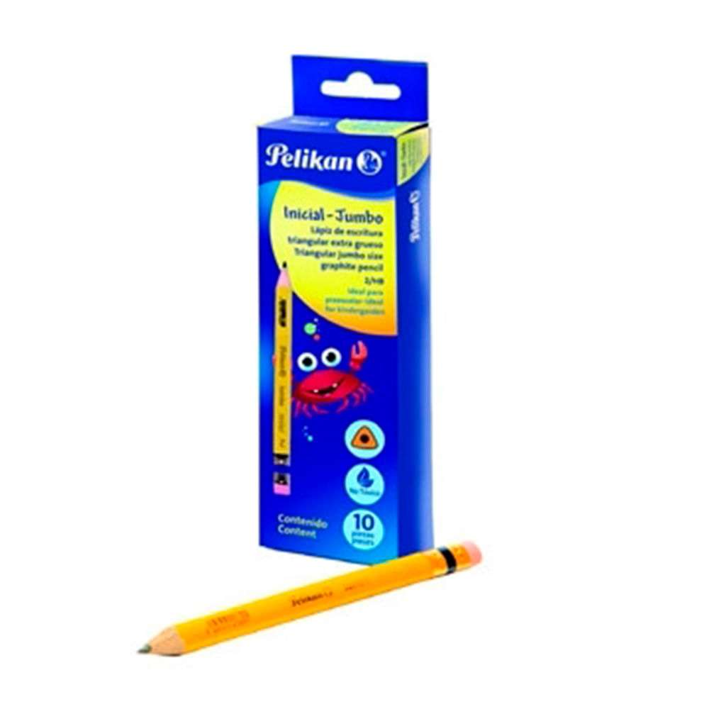 LAPIZ GRAFITO TRIANG. JUMBO PELIKAN