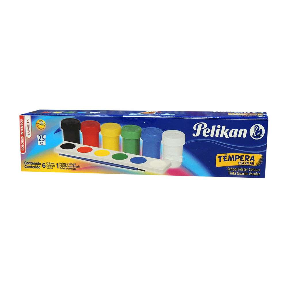 TEMPERA ESCOLAR C/6