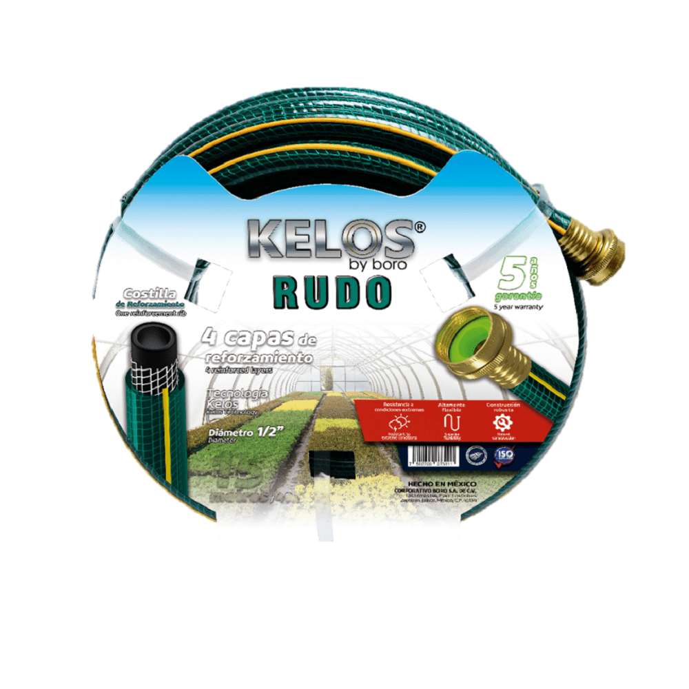 MANGUERA C/VERDE KELOS RUDO 1/2 100FT
