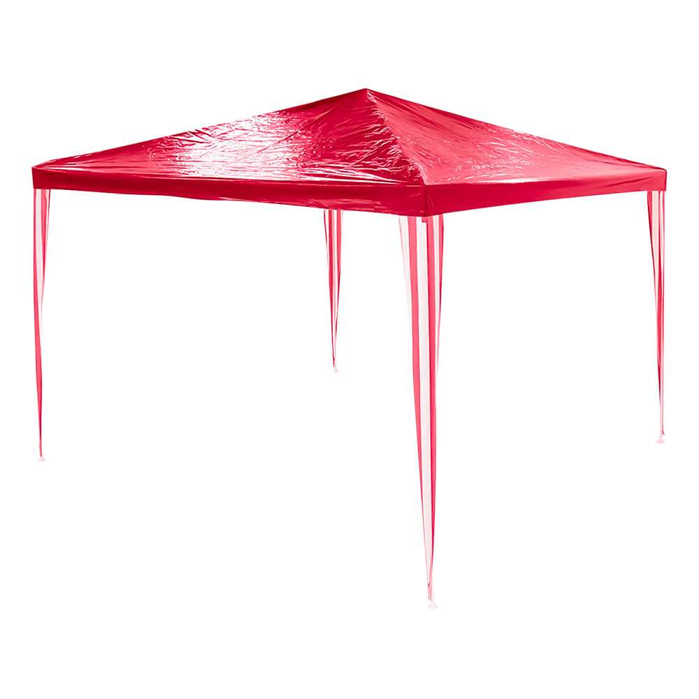 CARPA BASICA 3X3M ROJO/BLANCO