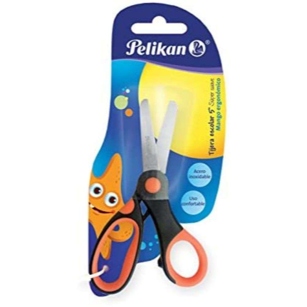 TIJERA ESCOLAR SUPER SOFT 5" PELIKAN