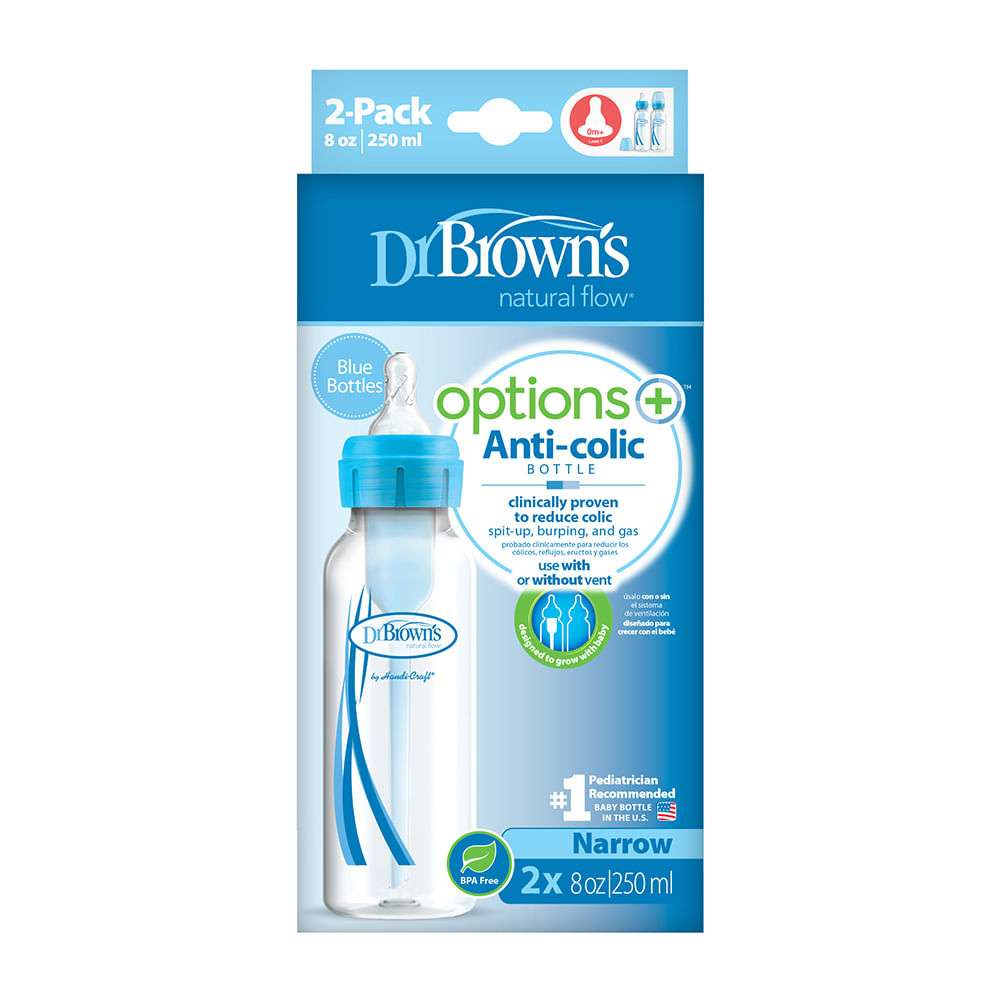 BIBERON ESTANDAR 8OZ/250ML NOPT 2PCS AZL