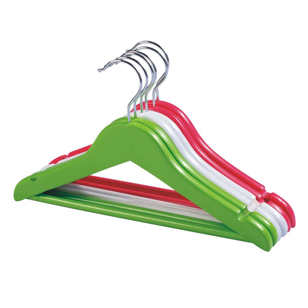 JGO D/GANCHOS D/MADERA P/NIÑOS 5PCS PINK