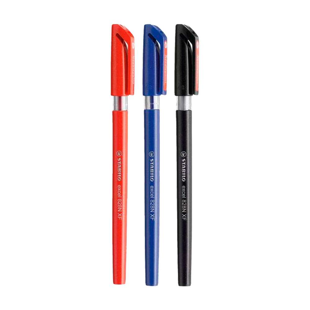 JGO D/BOLIGRAFOS EXCEL STABILO 828N 3PCS