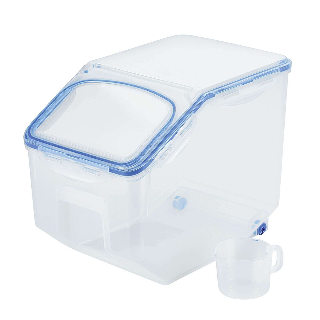 RECIPIENTE PLAST. RECTANGULAR 2.5L C/TAPA FLIP P/A