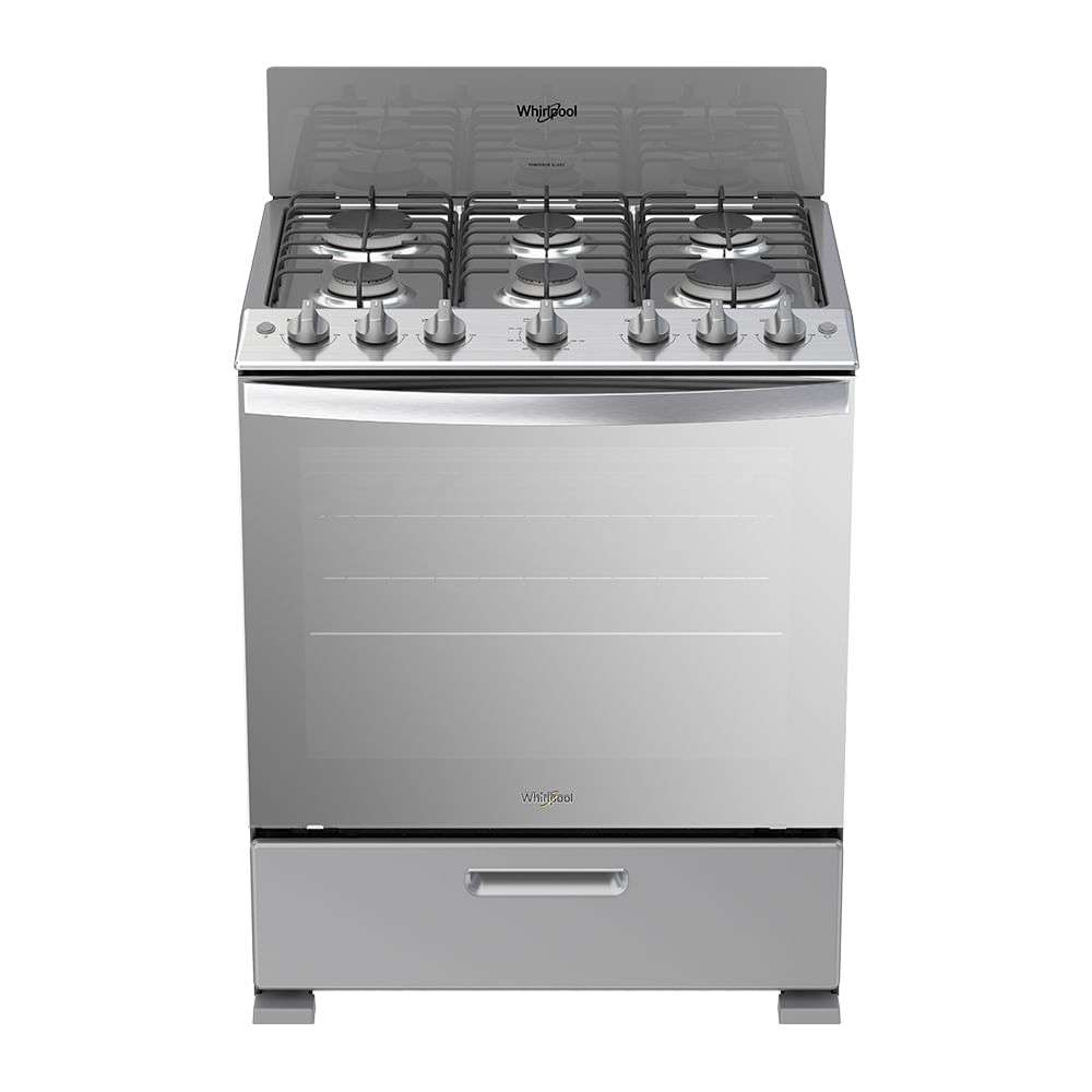 ESTUFA A GAS WHIRLPOOL 30"/6QUEMADORES C