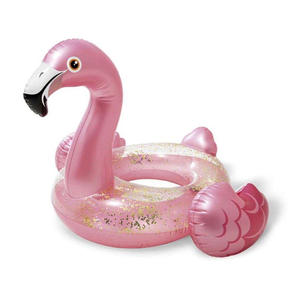 SALVAVIDA 1.19MX97CM GLITTER FLAMINGO IN