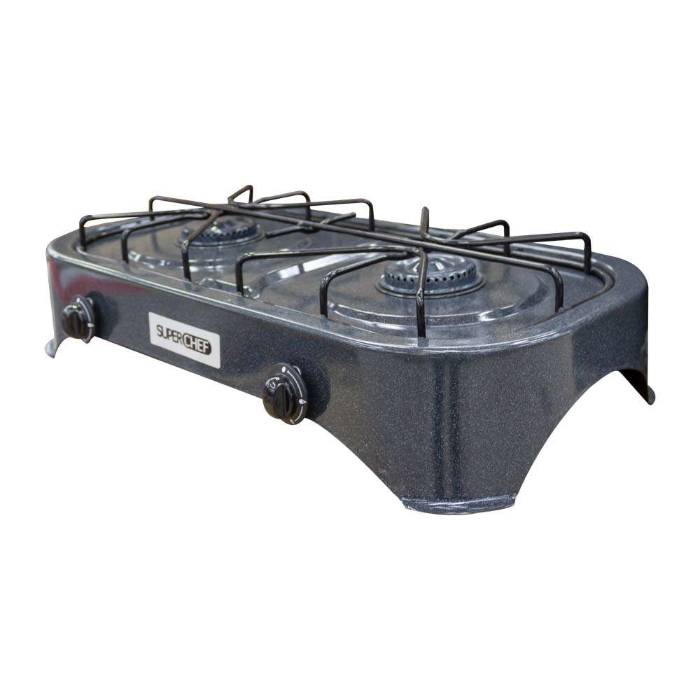 ESTUFA A GAS D/MESA SUPERCHEF 2 QUEMADOR