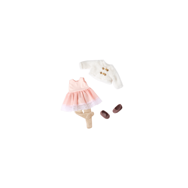MUÑECA HALIA CON CHAQUETA BLANCA