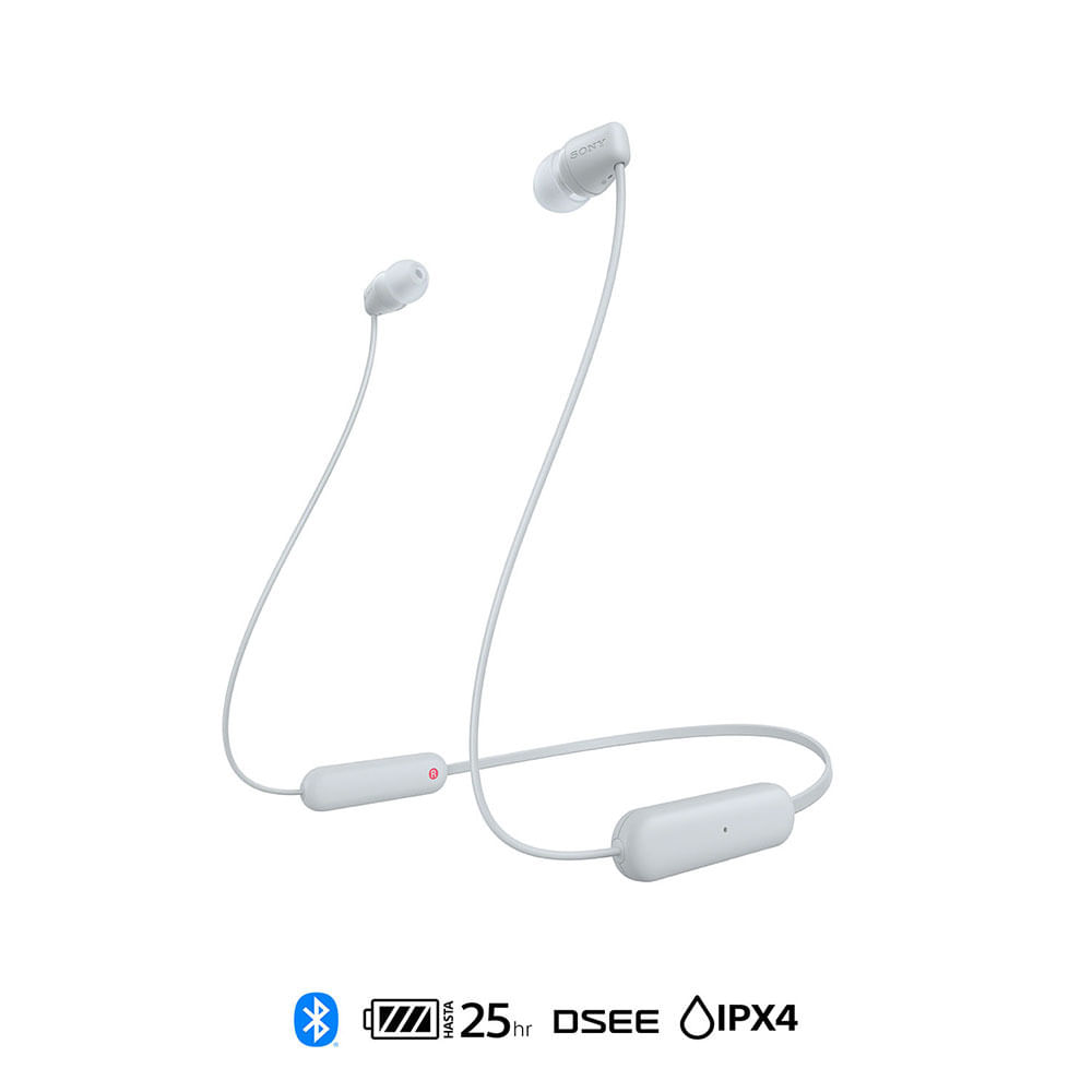 AUDIFONOS INALAMBRICOS SONY/MIC/BLANCO/I
