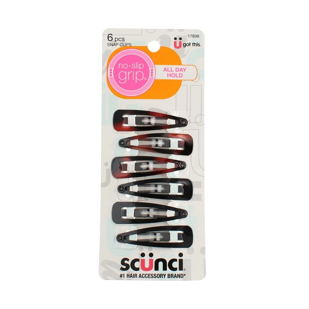GANCHOS DE CABELLO SNAP CLIPS 6 PZS