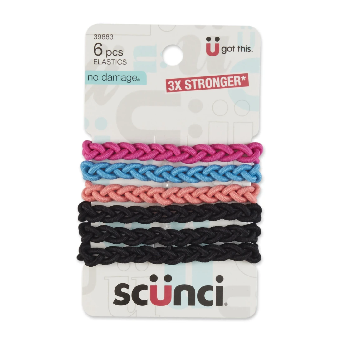 COLAS ELASTICAS P/CABELLO SCUNCI 6PCS