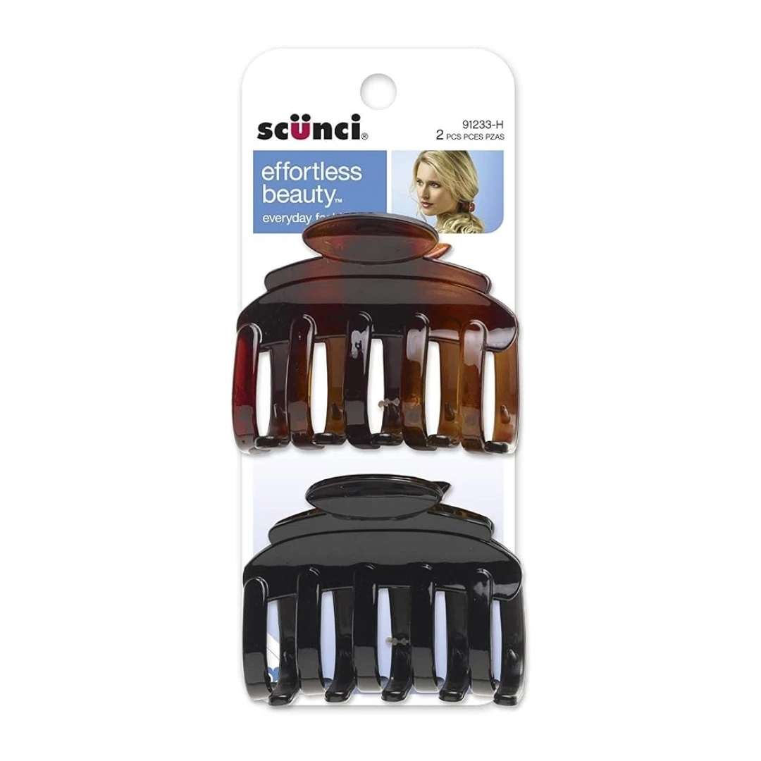 GANCHOS SCUNCI 6.5CM 2PCS JAW 91233GLA