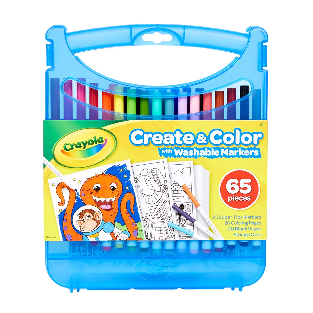 ESTUCHE C/MARCADORES Y ACCE. WASHABLE MA