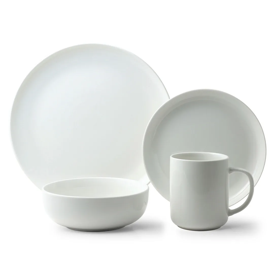 JGO D/VAJILLA D/CERAMICA 16PCS HUDSON WH