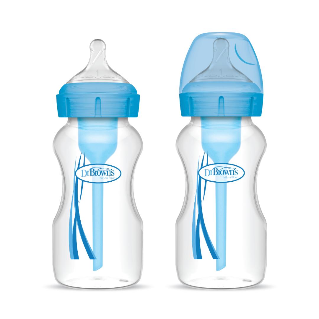 BIBERON BOCA ANCHA 9OZ/270ML NOPT 2PCS A
