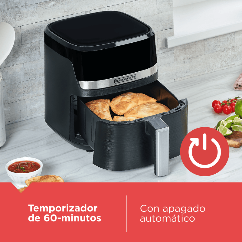 FREIDORA DE AIRE BLACK+DECKER 3.7L,1300W