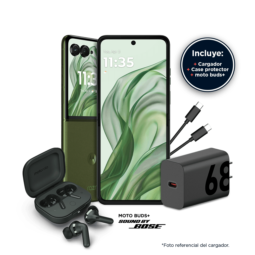 CELULAR MOTOROLA RAZR50ULTRA/12/512/GR/BUDS+