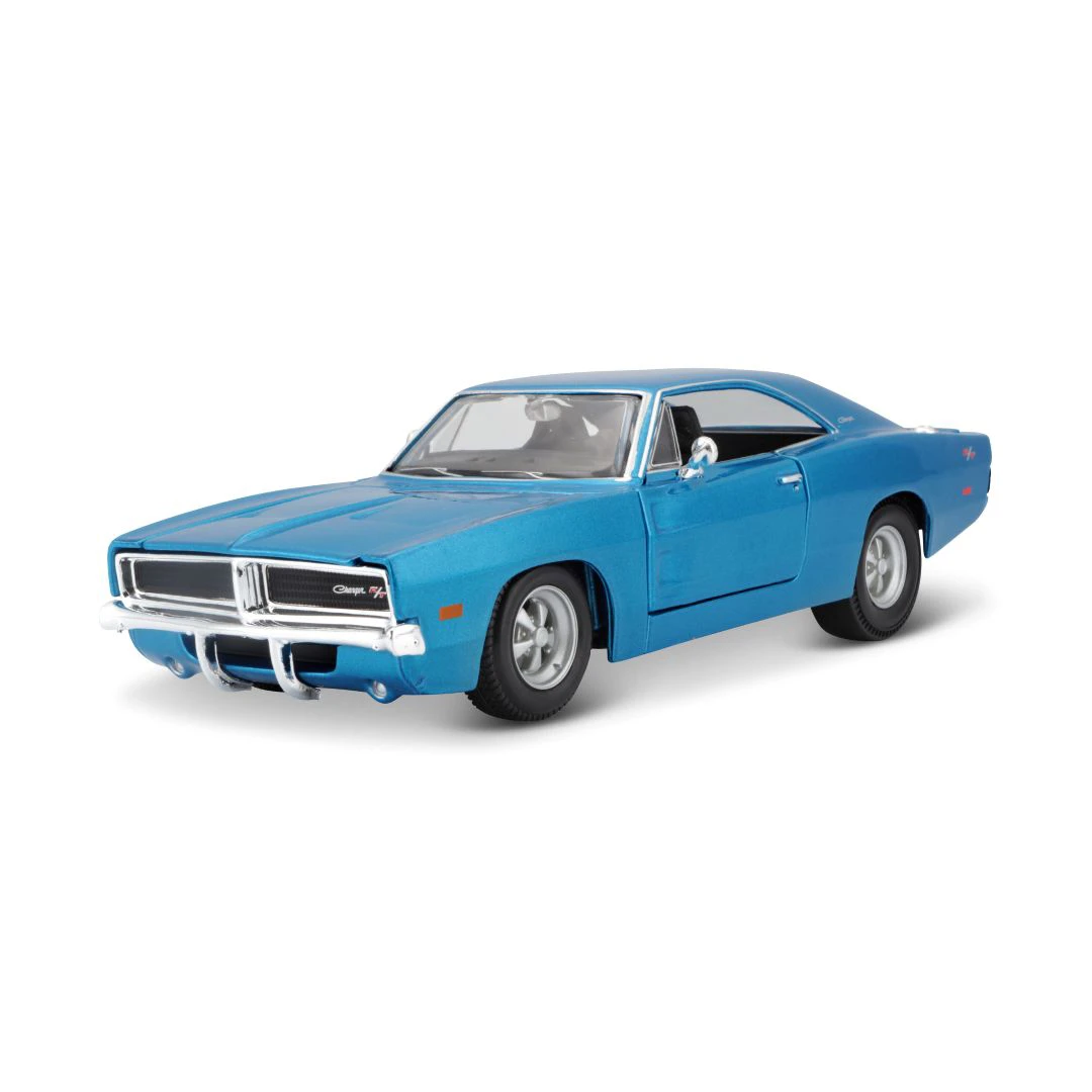 CARRO 1:24 1969 DODGE CHARGER AZUL