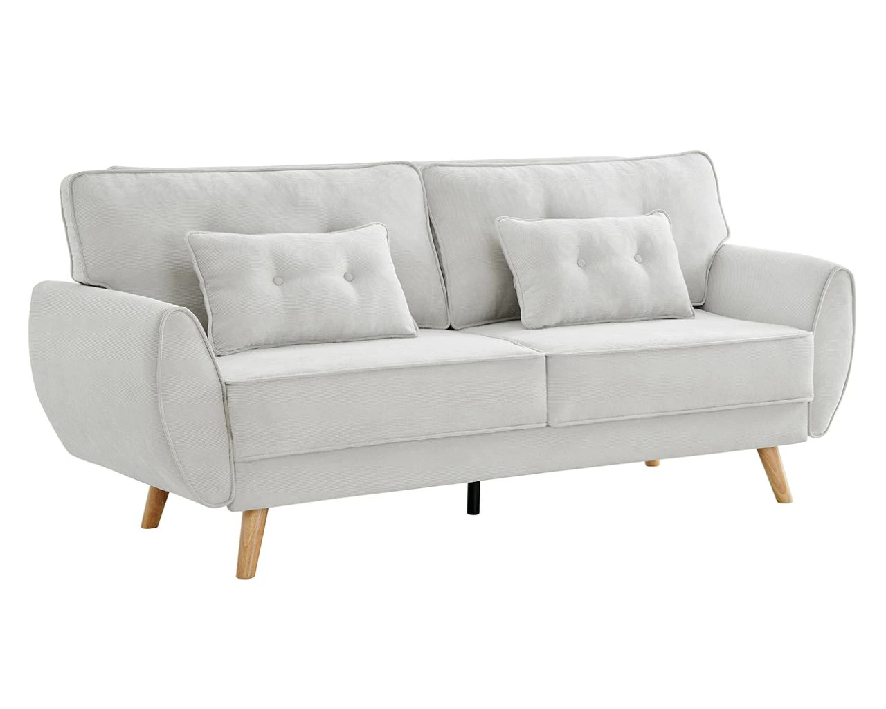 SOFACAMA BEIGE 3 ASIENTOS C/2 COJINES