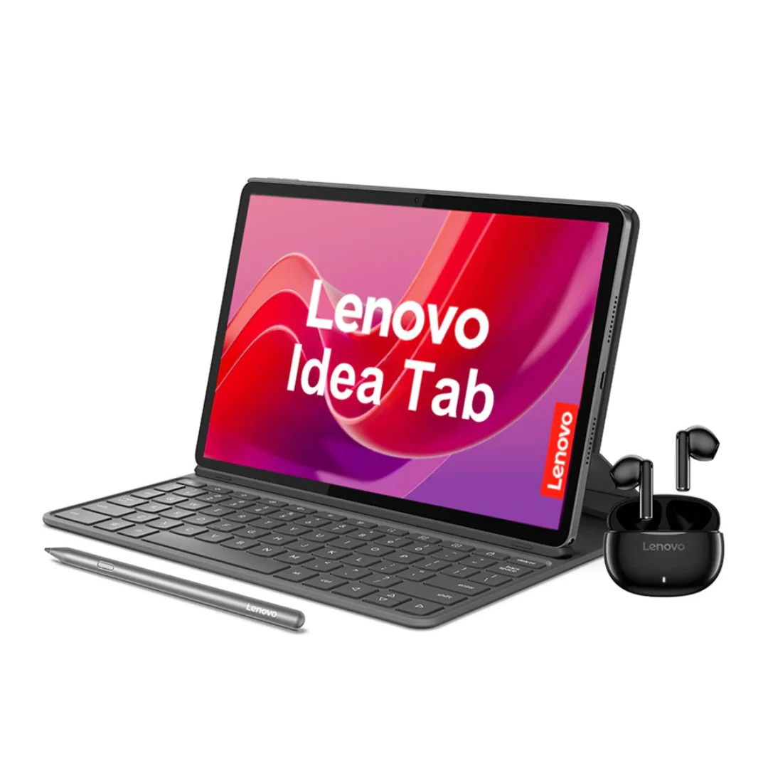 LENOVO IDEA TAB, 11" 2.5K (2560X1600), LTE, MEDIATEK DIMENSITY 6300, 8GB, 128GB, ANDROID 15 + LENOVO FOLIO KEYBOARD + LENOVO TAB PEN PLUS + LENOVO E310 TRUE WIRELESS STEREO EARBUDS