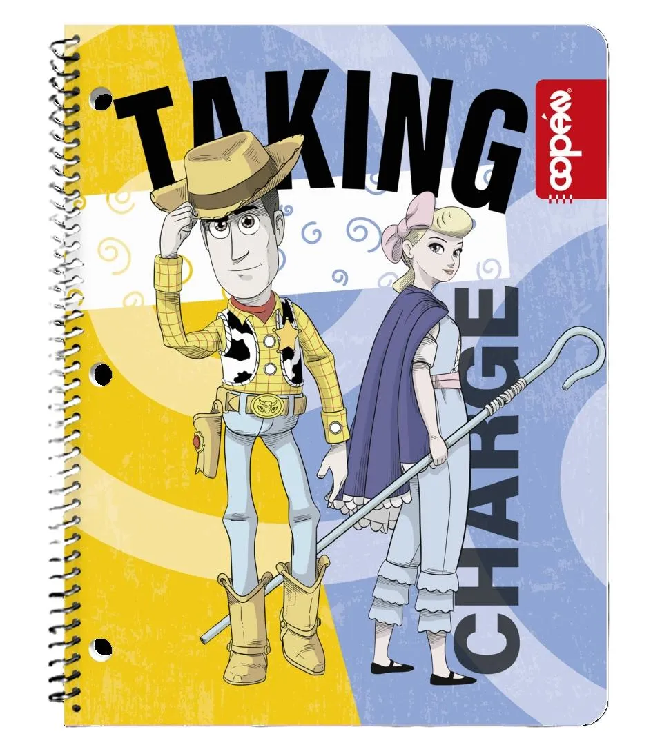 CUADERNO ESPIRAL 1 MAT 70H  TOY STORY