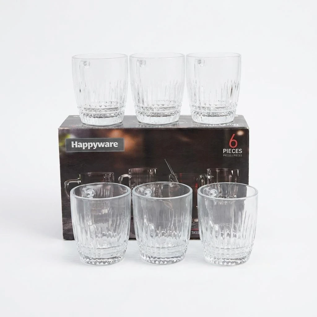 JGO D/TAZAS D/VIDRIO 6PCS