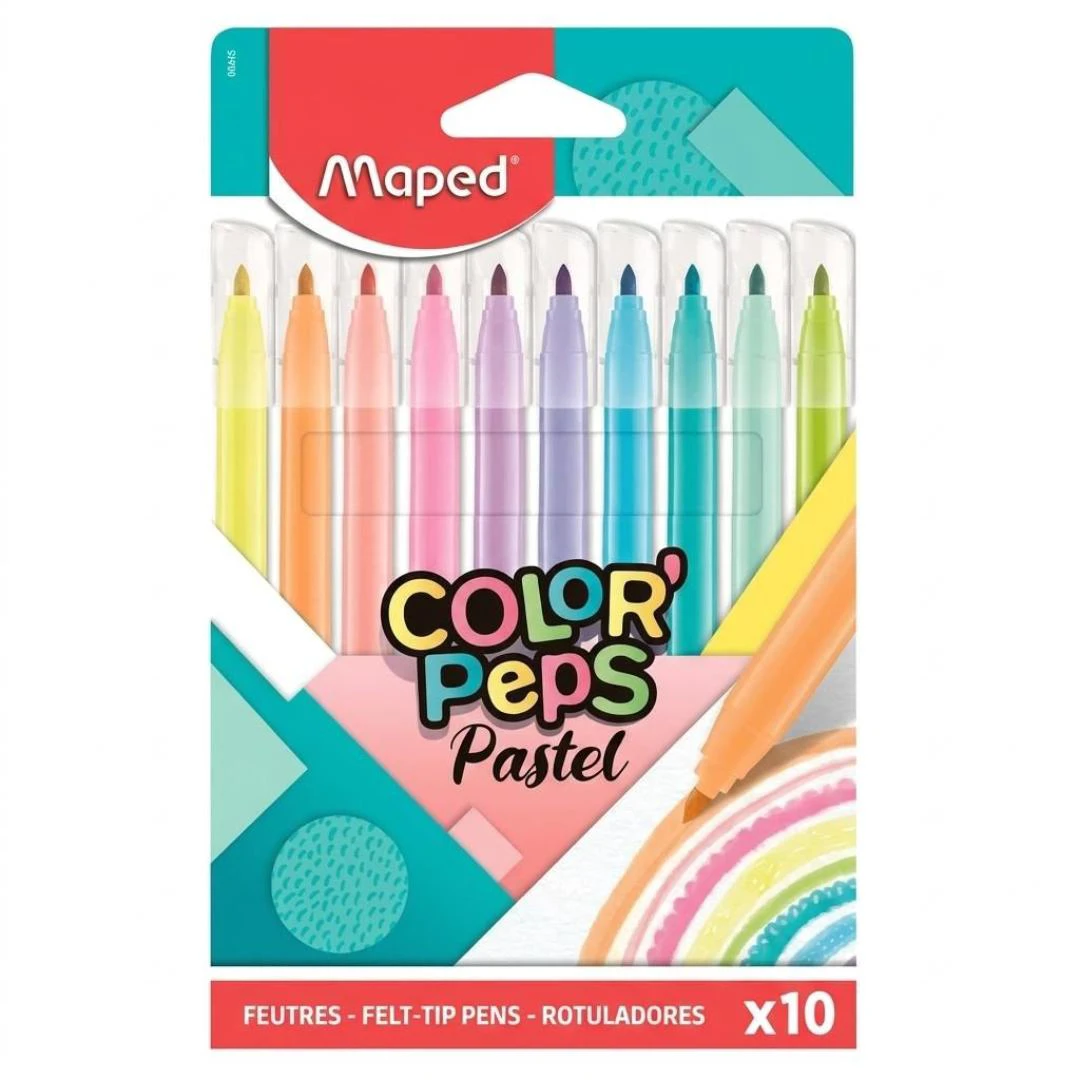 MARCADOR LAV 10 COL PASTEL