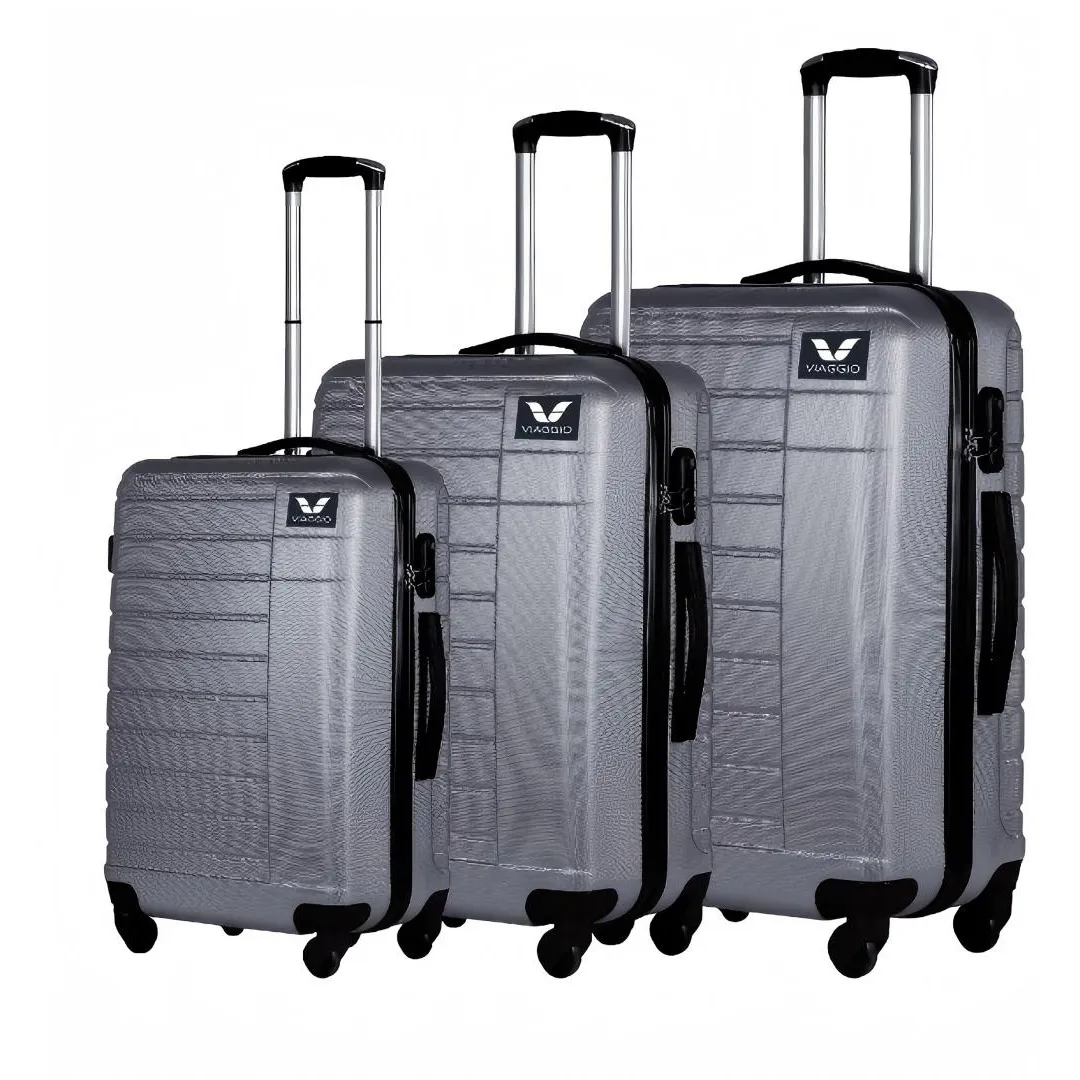 SET DE MALETA 3PCS VIAGGIO GREY