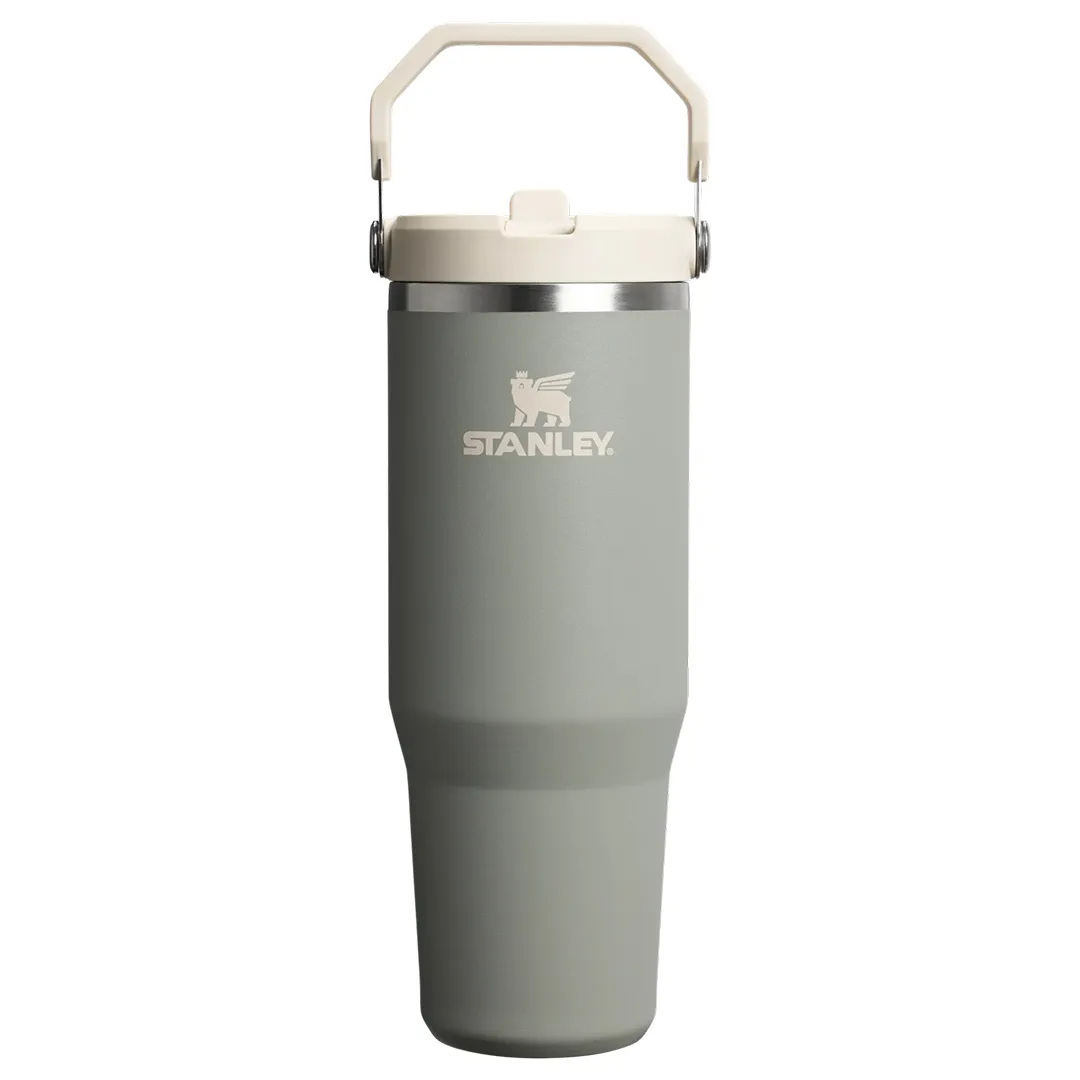 BOTELLA STAN 30OZ ICE FLPSTRW SAGE GREY