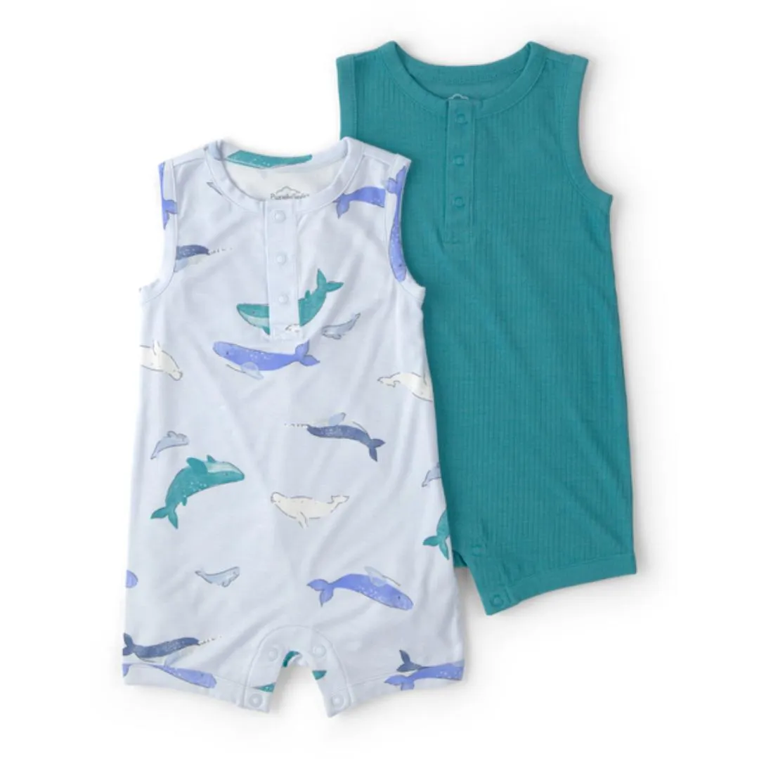 MAMELUCO MC WHALE 2PCS