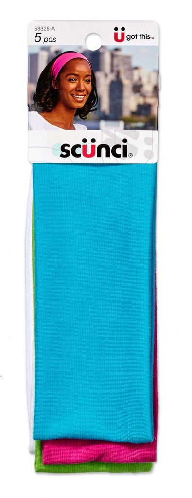 BANDA ELASTICA P/CABELLO SCUNCI WIDE 5PC