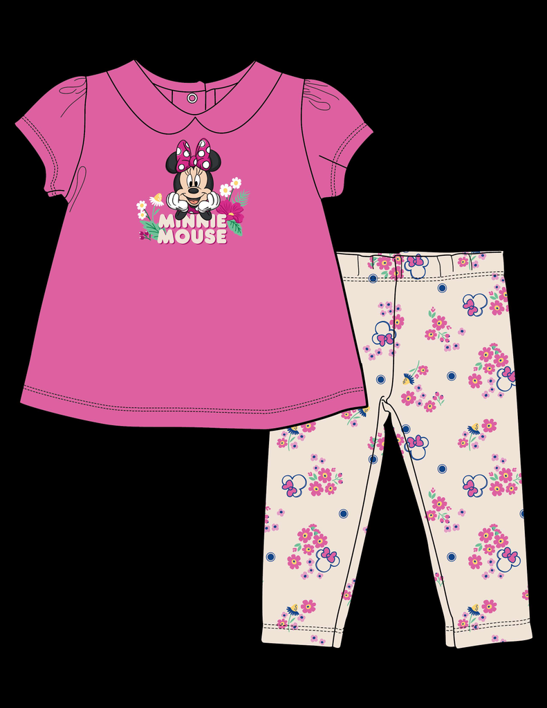 CONJUNTO FLORAL MINNIE