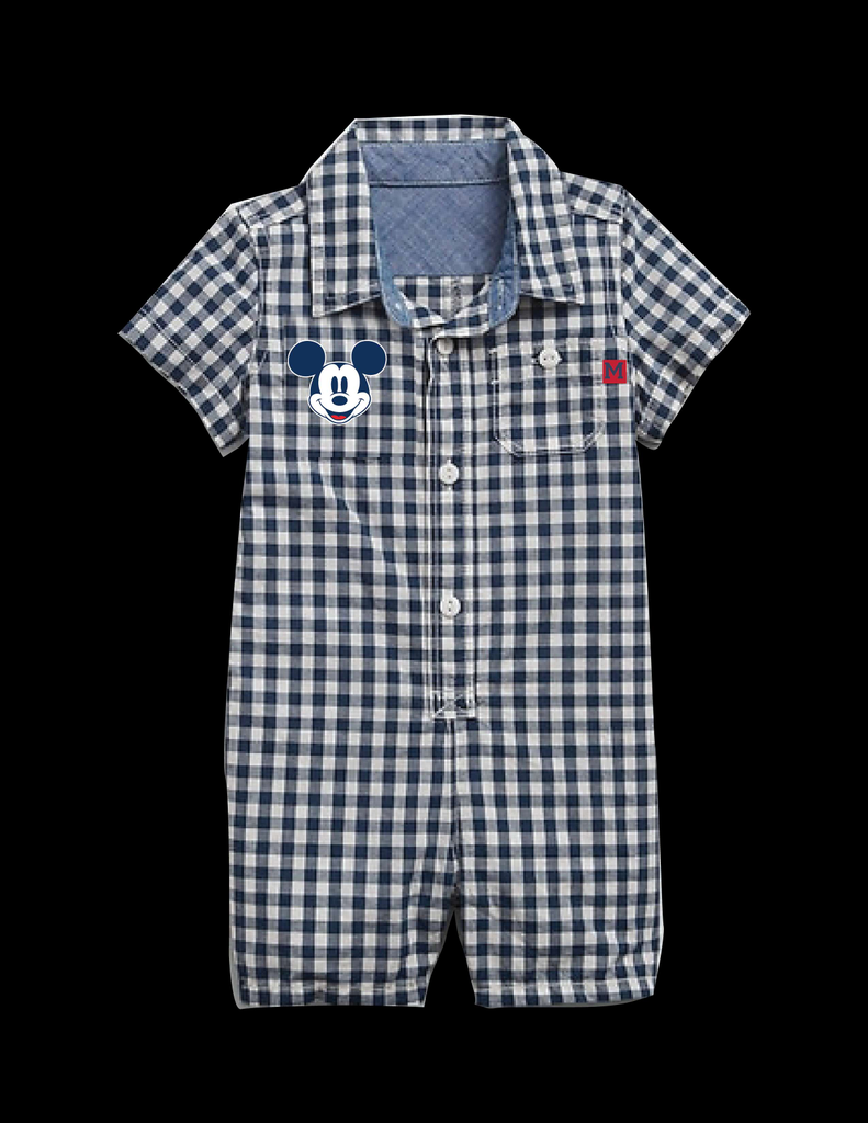 MAMELUCO MICKEY GINGHAM