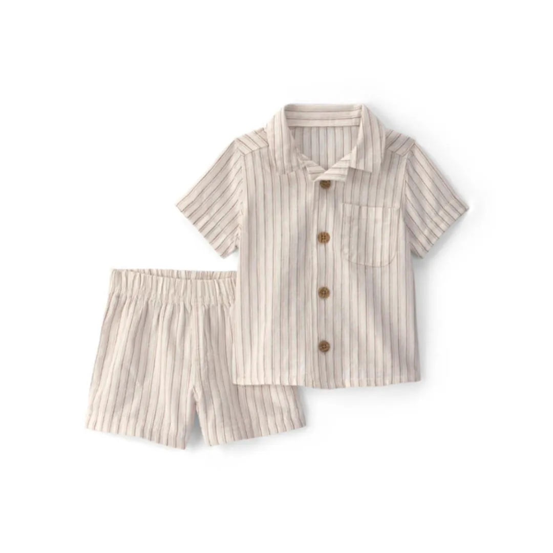 CAMISA MC C/SHORT STRIPE FA