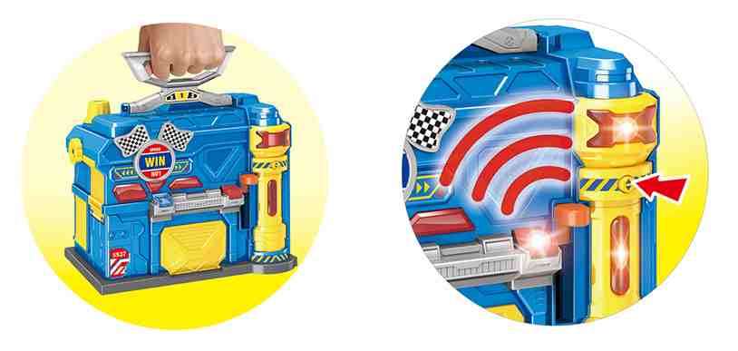 PISTA CON ACCESORIOS LUZ/SONIDO 3+