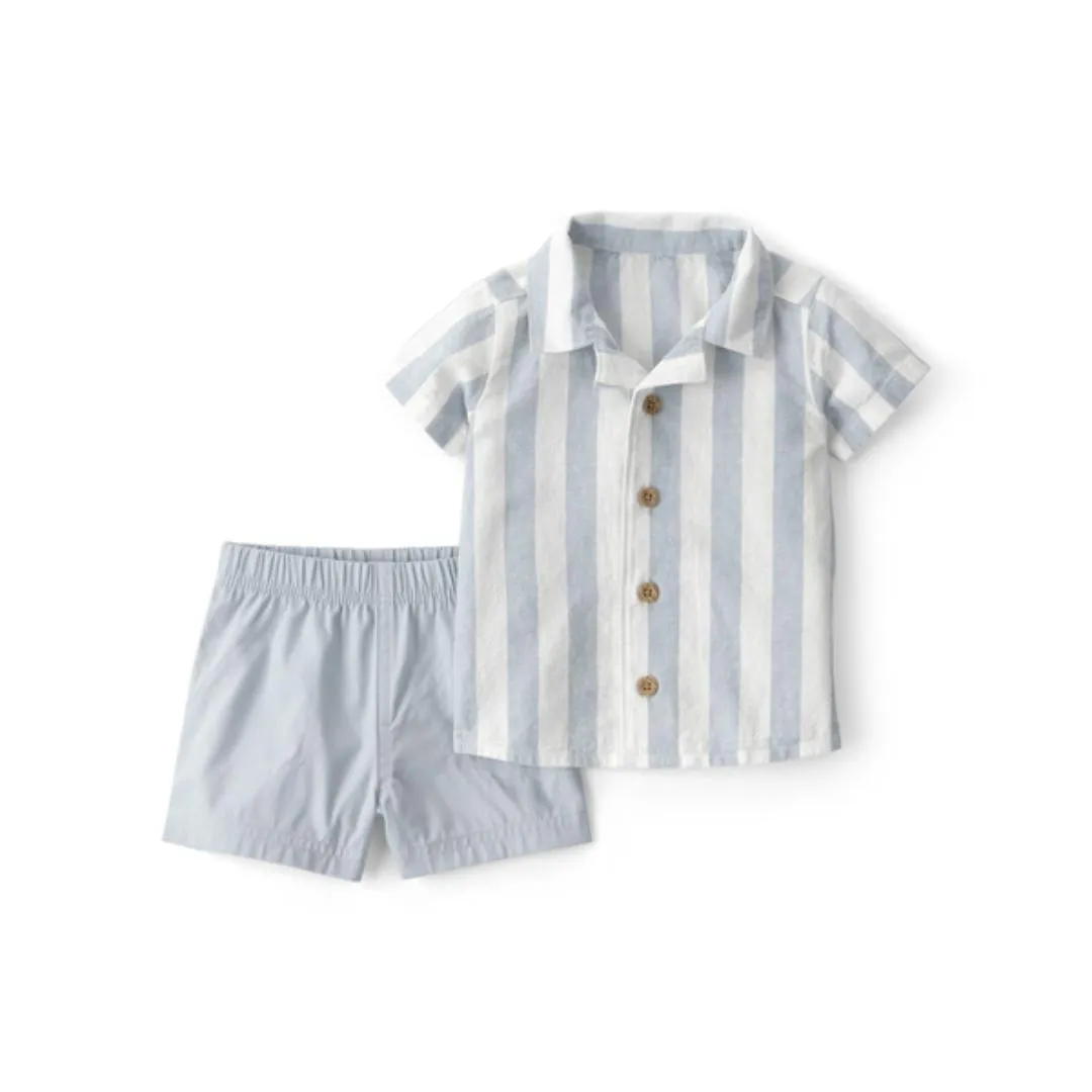 CAMISA MC C/SHORT STRIPE