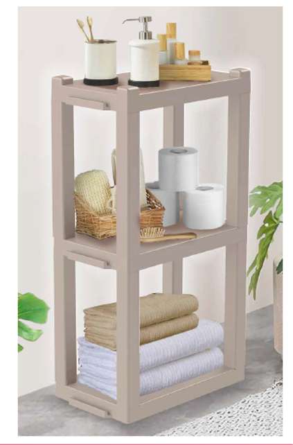 MUEBLE MODULAR 3 NIVELES BEIGE
