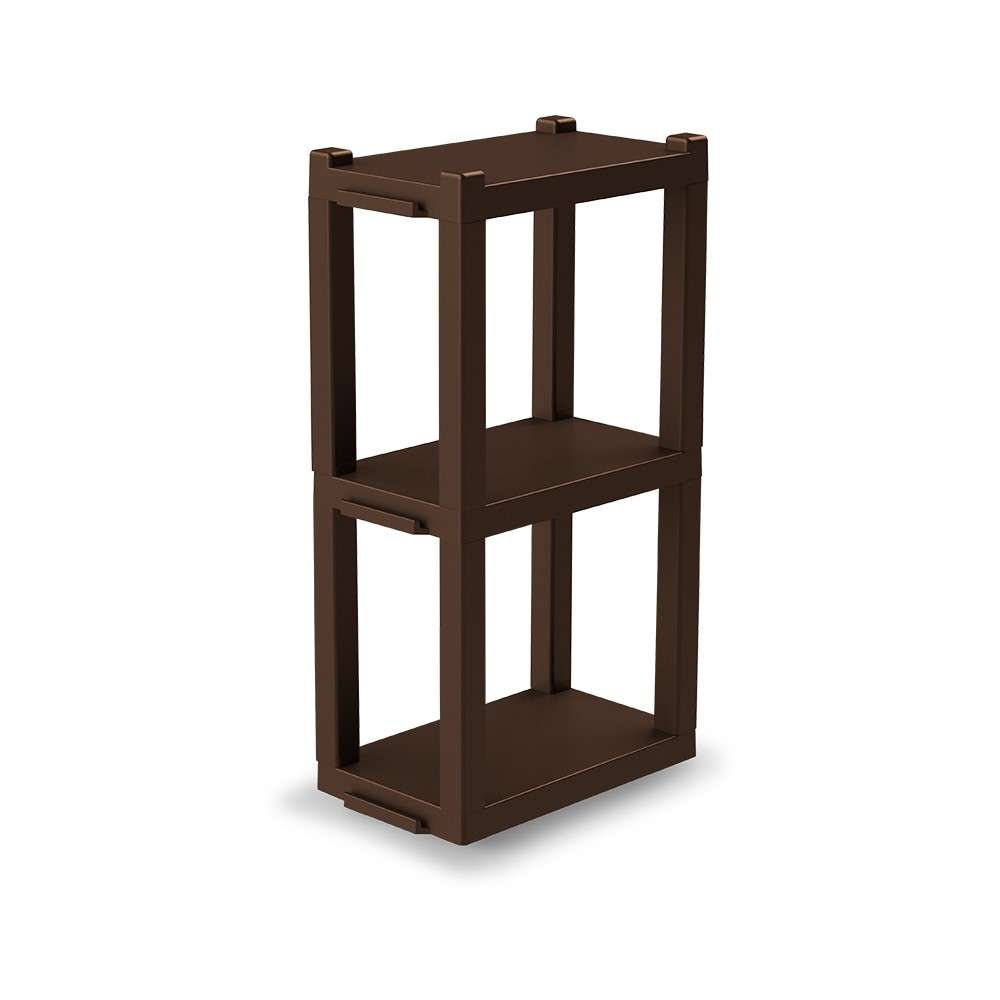 MUEBLE MODULAR 3 NIVELES CHOCOLATE