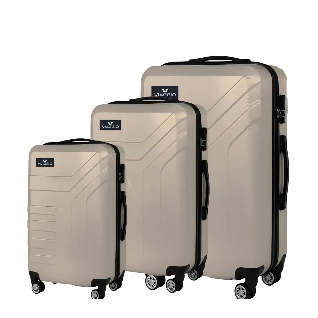SET DE MALETA 3PCS VIAGGIO GOLD