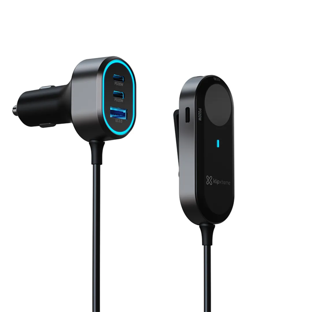 CARGADOR KLIP P/CARRO/4USB-C/2USB-A/100W