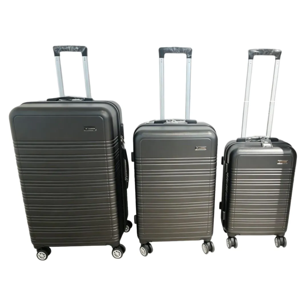 SET MALETA 3PCS VIAGGIO BLACK