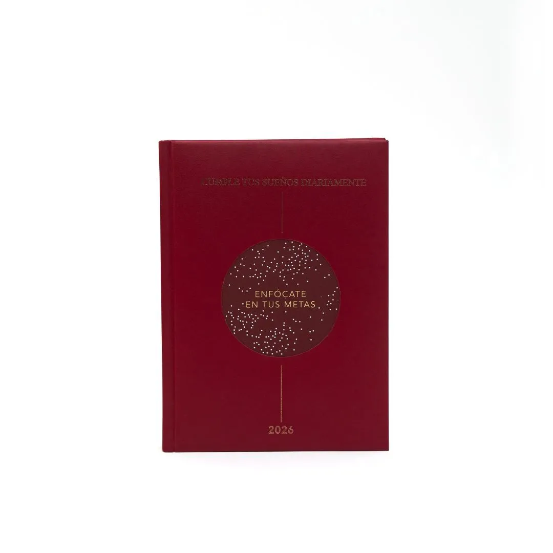AGENDA 2026 CLASICA CARIBE BURGUNDY
