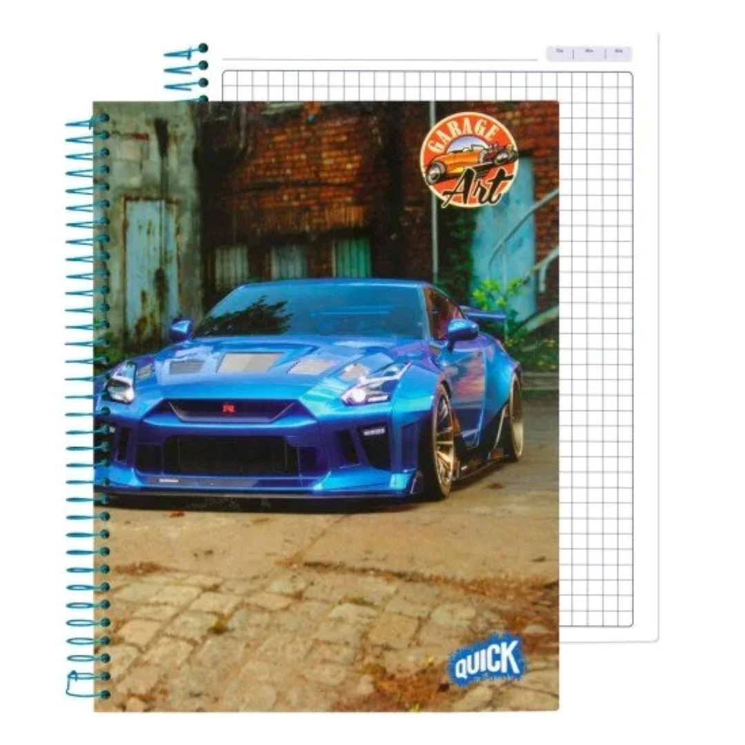 CUADERNO RAYADO 2MAT GARAGE ART
