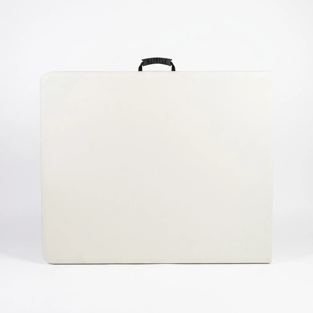 MESA BLANCA PLEGABLE 6 PIES TIPO MALETA