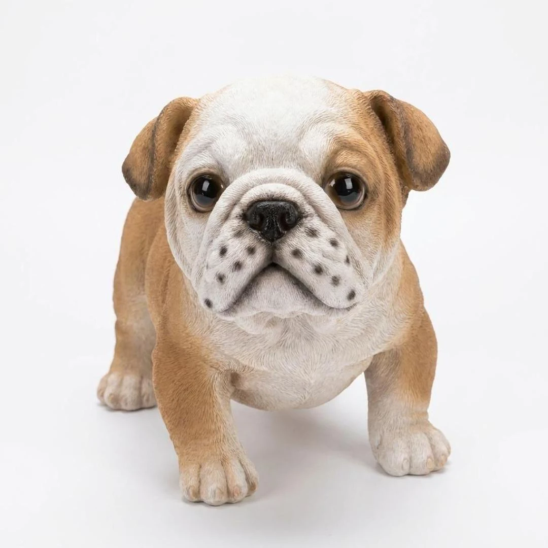 ADORNO JARDIN PERRITO BULLDOG INGLES