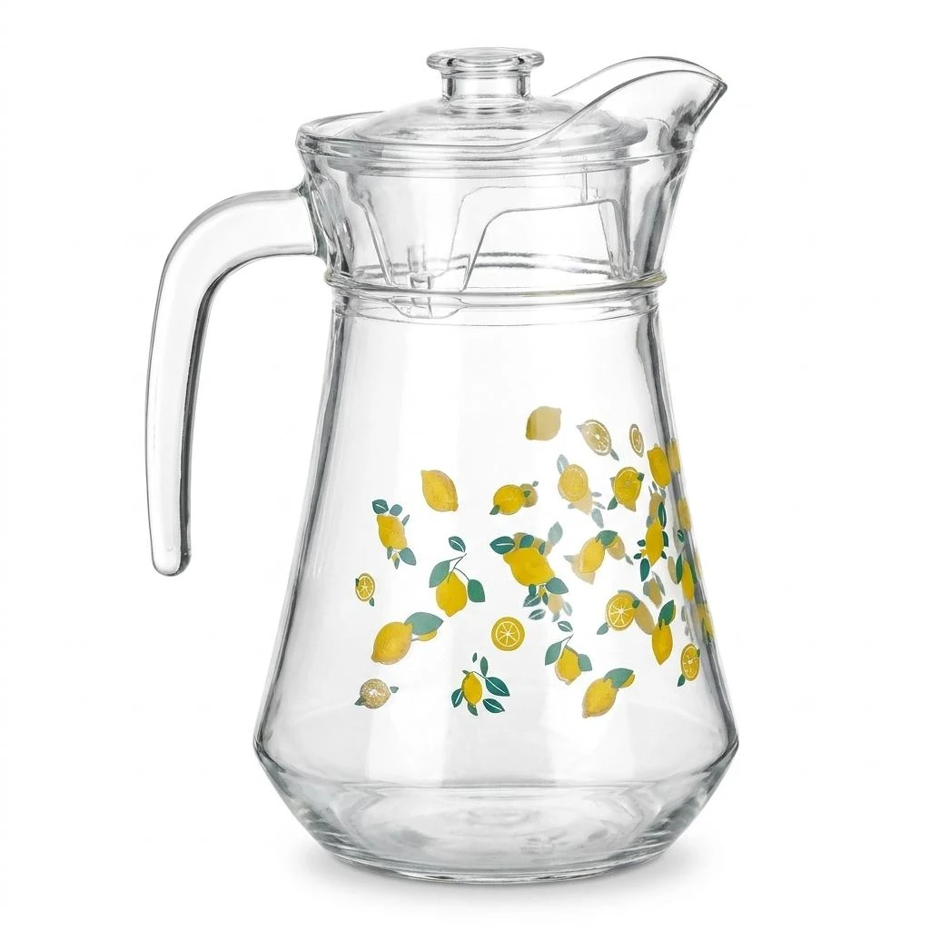 JGO D/VASOS D/VIDRIO C/JARRA 7PCS