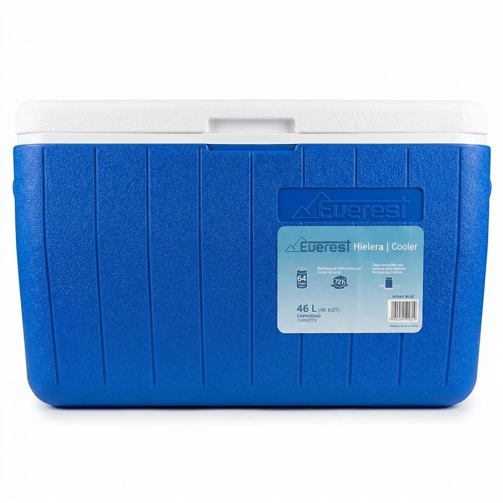 HIELERA 48.6QTS EVEREST AZUL